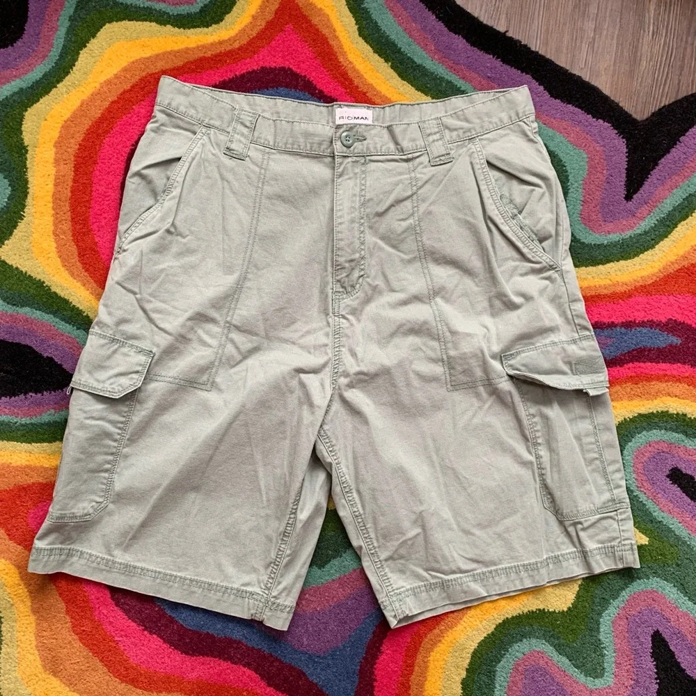 Rio | Man Cotton Blend Cargo Shorts